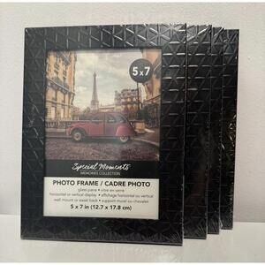 New Special Moments Photo Frame Black 5x7 Bundle 4 Pieces
